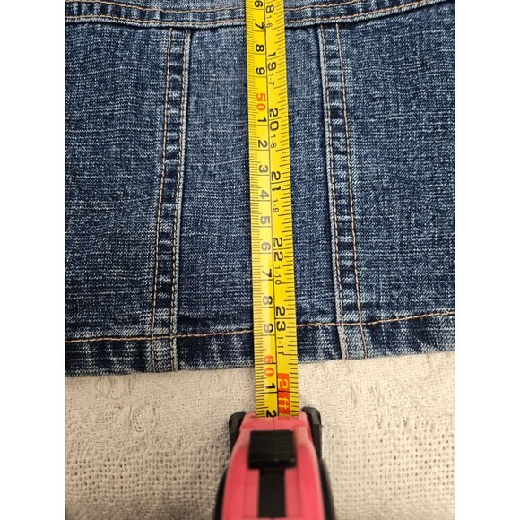 Duck Head Jeans Co. Stretch Denim Jacket Womens XL Button Front - Picture 7 of 8